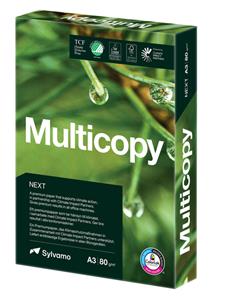 Multicopy Multifunktionspapier Zero, A3, 80 g/mÂ², TCF, weiss