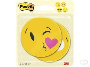 Post-it Notes Die-Cut EMOJI, ft 70 x 70 mm, 30 vel, pak van 2 blokken