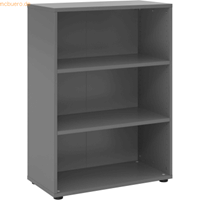 Hjh OFFICE PRO Beta 9 | Kast | 3 OH | 80 cm, Melamine spaanplaat DIN 68765, Emissieklasse E1, Mehrfarbig