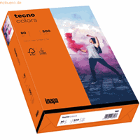 Kleurenpapier tecno Colors, A3-formaat, 80 g/m², intensieve oranje, pak van 500 vellen