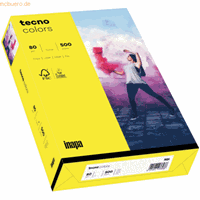 Kleurenpapier tecno Colors, A3-formaat, 80 g/m², geel, pak van 500 vellen