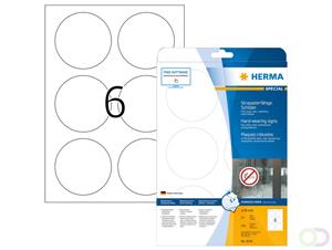 herma Weerbestendige etiketten 8336 Wit 85 x 85 mm 25 Vellen à 6 Etiketten