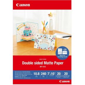 canon MP-101D 4076C006 Fotopapier 240 g/m² 20 vellen Dubbelzijdig bedrukbaar, Mat