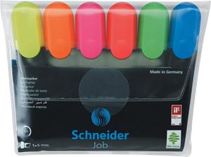 Schneider Textmarker 150 Job sortiert 6-er Etui