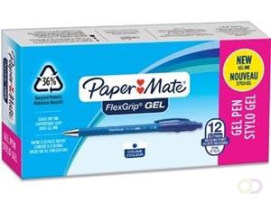 Paper Mate balpen Flexgrip Gel, doos van 12 stuks, blauw