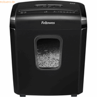 Fellowes 2 x  Aktenvernichter Powershred 6M Mini-Partikel 4x12mm schwar