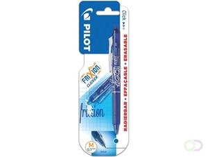 Pilot balpen FriXion Ball Clicker, schrijfbreedte: 0,7 mm, medium punt, op blister, blauw
