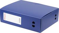 Pergamy elastobox, voor ft A4, uit PP van 700 micron, rug van 10 cm, blauw