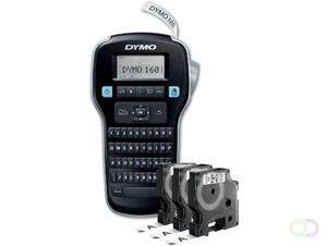 Dymo LabelManager 160 Value Pack: 3 x D1 tape, zwart op wit, 12 mm + 1 x LabelManager 160P, qwerty