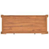 VidaXL Schreibtisch mit 2 Schubladen 100x40x75 cm Recyceltes Teak Braun