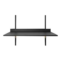 Ferm Living Sector Schreibtisch Esche Schwarz/Messing