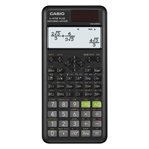 Casio FX-87DEPLUS-2 Technische rekenmachine werkt op zonne-energie, werkt op batterijen Zwart Aantal displayposities: 12