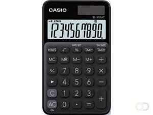 Casio SL-310UC-BK Taschenrechner Schwarz Display (Stellen): 10solarbetrieben, batteriebetrieben (B x