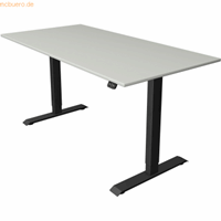 Kerkmann Zit/sta bureau Move1 Antraciet, memory functie, B160xD80xH74-123cm.