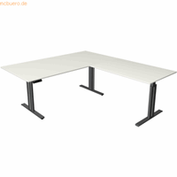 Kerkmann Zit/sta bureau Move 3 elegant, elektrisch, B180xD80cm+add on 100x60 cm