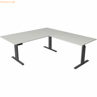 Kerkmann Zit/sta bureau Move 3 elegant, elektrisch, B180xD80cm+add on 100x60 cm