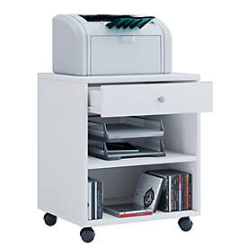 VCM Rollcontainer Bürocontainer Schubladenschrank Büroschrank Schublade Salda weiß