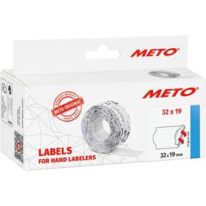 METO Prijslabels 30007361 Permanent Breedte etiket: 32 mm Hoogte etiket: 19 mm Rood 5000 stuk(s)
