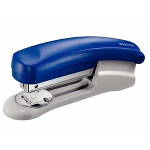 Metalen Nietmachine Met Ontnieter Blauw 11,5 Cm - Kantoor En School - Bureau Accessoires