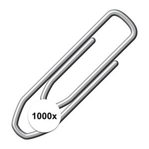 1000 Stuks Kleine Paperclips 21 Mm