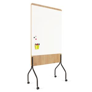 Rocada Natural Verrijdbaar Whiteboard - Magnetisch - 100 X 120 Cm