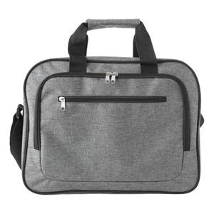 Schoudertas/aktetas/werktas Grijs 40 X 30 Cm - Laptoptas/documententas Met Verstelbare Schouderband