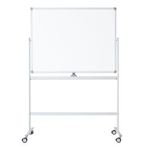 Verrijdbaar Whiteboard - Dubbelzijdig En Magnetisch - 100x150 Cm - Wit