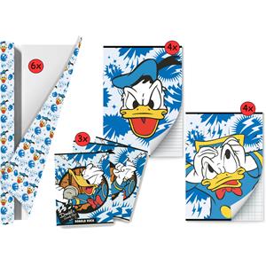 Donald Duck - Back To School Schoolpakket - Kaftpapier Voor Schoolboeken En Schriften