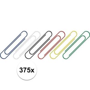 375 Stuks Gekleurde Paperclips 26 Mm