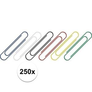 250 Stuks Gekleurde Paperclips 26 Mm