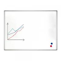 Franken Whiteboard Pro 200 x 100cm emailliert Aluminiumrahmen