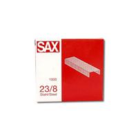 Sax Heftklammern 1-208-03, 23/8, Heftleistung 50 Blatt max., 1000 StÃ¼ck