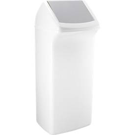 Durable Afvalverzamelaar Flip, 40 liter, met deksel, grijs