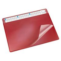 LÃ¤ufer Schreibunterlage Durella mit Sichtfolie rot 50 x 65cm Kunststoff