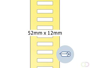 Herma Etiketten 4065 52 x 12 mm weiÃ 5000 StÃ¼ck auf Rolle