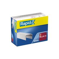 Rapid Heftklammern elastic 31070513, Elju 5, verzinkt, Heftleistung 40 Blatt max., 5000 StÃ¼ck