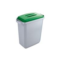 Durable Afvalverzamelbak voor recycleerbaar afval Durabin 60 L - groen met deksel groen