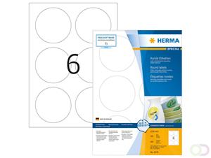 Herma Etiketten 4478 Ã 85 mm weiÃ RUND 600 StÃ¼ck Special