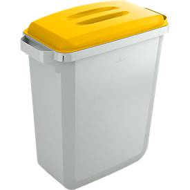 DURABLE Abfalleimer DURABIN VEH2012026 60l grau +Deckel ge