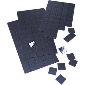 Franken MagnetplÃ¤ttchen selbstklebend 20x20mm 50 St