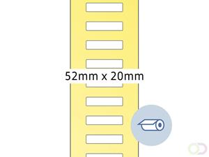 Herma Etiketten 4066 52 x 20 mm weiÃ 2000 StÃ¼ck auf Rolle