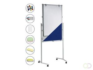 Maul Multi-presentatiebord, blauw textiel / textiel, 120 x 75