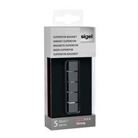 Magneet Voor Glasbord Sigel 10X10X10Mm Assorti Mix Pack Sterk 3 Stuks