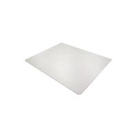 Floortex Bodenschutzmatte Ecotex evolutionmat 90 x 120 cm Form O fÃ¼r TeppichbÃ¶den transparent Polymer