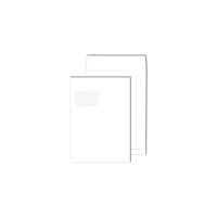 MAILmedia Faltentaschen C4 mit Fenster 40mm Falte haftklebend 140g weiÃ 100 StÃ¼ck