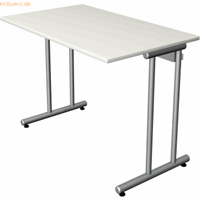 Kerkmann Schreibtisch SmartOffice C-Fuß-Gestell 100x60x75cm weiß