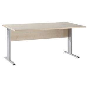 PETRA - Bureautafel, h x b x d = 720 x 1600 x 800 mm, ahornhoutdecor