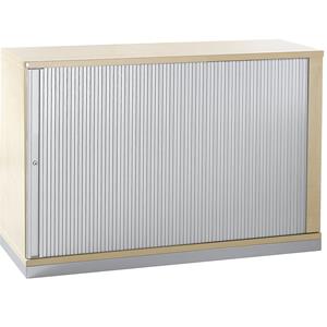 FM BÜROMÖBEL Rollladenschrank - Höhe 781 mm, 1 Fachboden, Dekor Ahorn Büromöbel HANNA