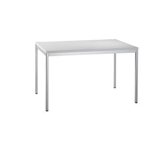 LENA - Bureau, b x d = 1200 x 800 mm, 1 onderkast mogelijk, lichtgrijs