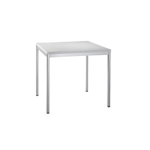 LENA - Bureau, b x d = 800 x 800 mm, lichtgrijs